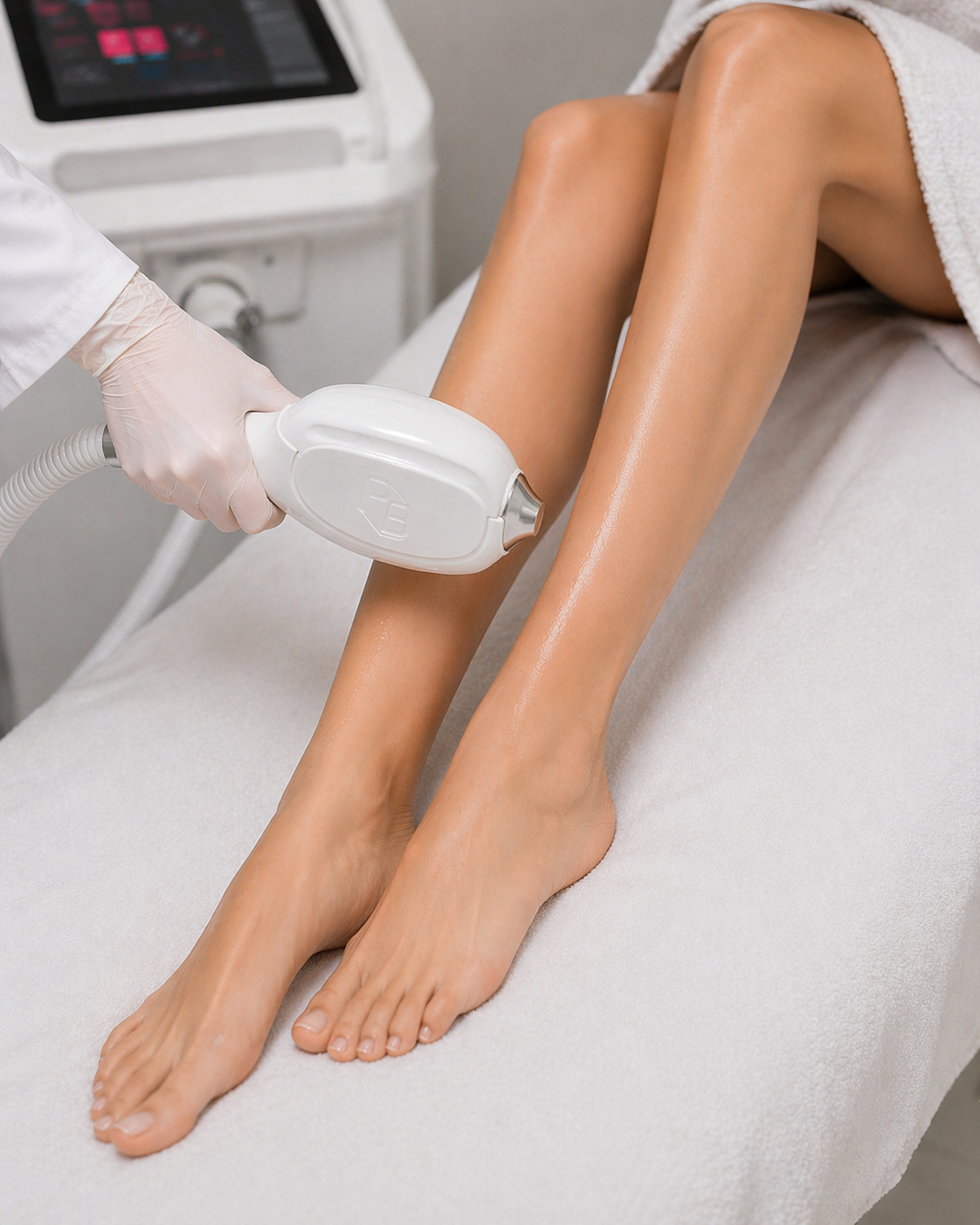 Brazilian bikini and full legs laser hair removal combo