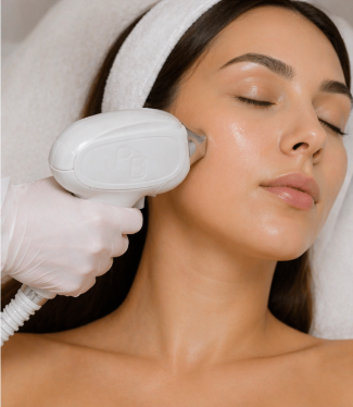 Cheeks laser hair removal